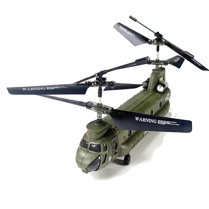 SYMA RC Mini Chinook Military Transport Helicopter with Altitude Hold, One Key Take Off & Landing and LED Lights