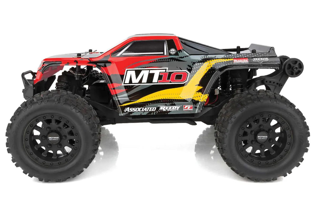 Team Associated 1/10 MT10 Rival V2.0 4WD Electric Off Road RTR RC Monster Truck - Red