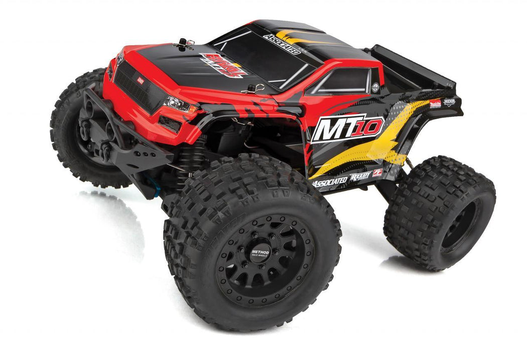 Team Associated 1/10 MT10 Rival V2.0 4WD Electric Off Road RTR RC Monster Truck - Red