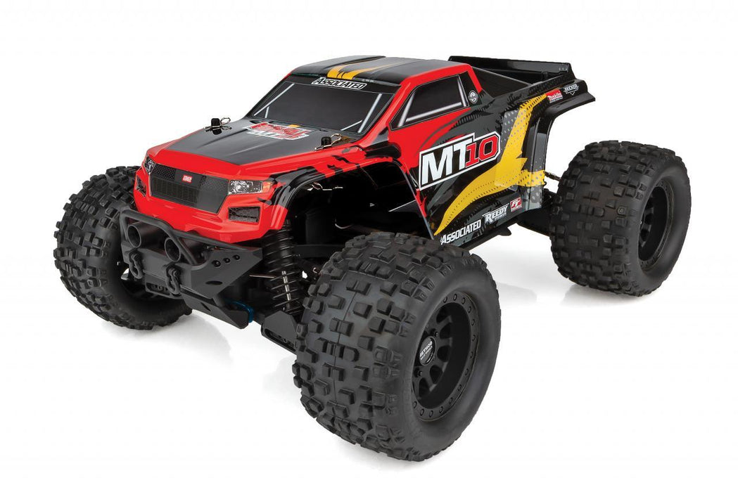 Team Associated 1/10 MT10 Rival V2.0 4WD Electric Off Road RTR RC Monster Truck - Red