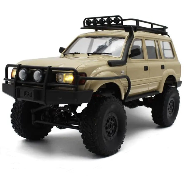 WPL C54-1 LC80 2.4GHz 1/16 Scale 4WD RC Toyota Land Cruiser with Roof Rack and Bull-bar